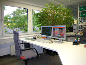 view at CAD-Workstation - TUCHSCHERER ELEKTRONIK GMBH